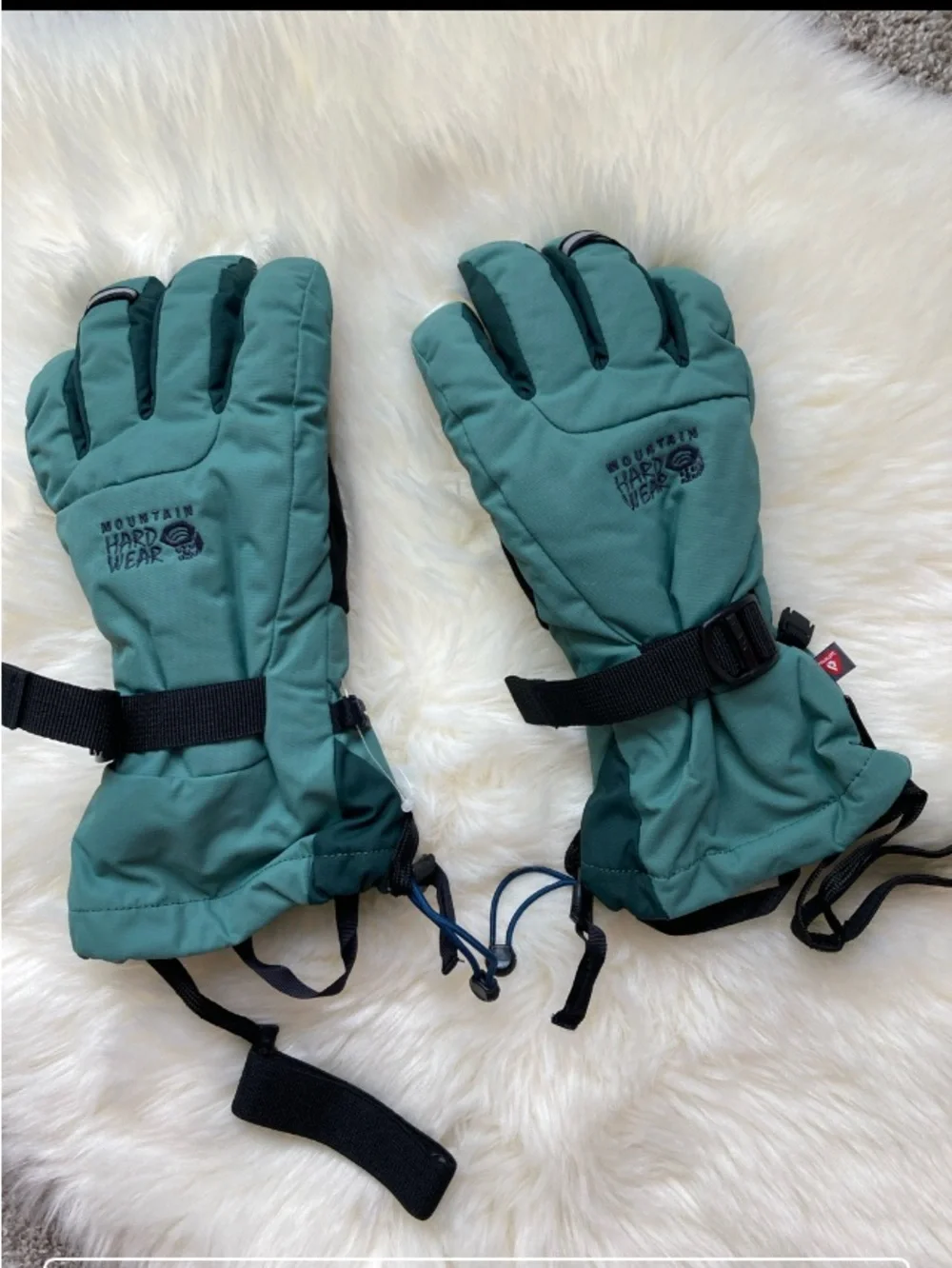 NWOT Mountain Hardwear FireFall2 Gore-Tex Gloves Women's sz S Green Winter